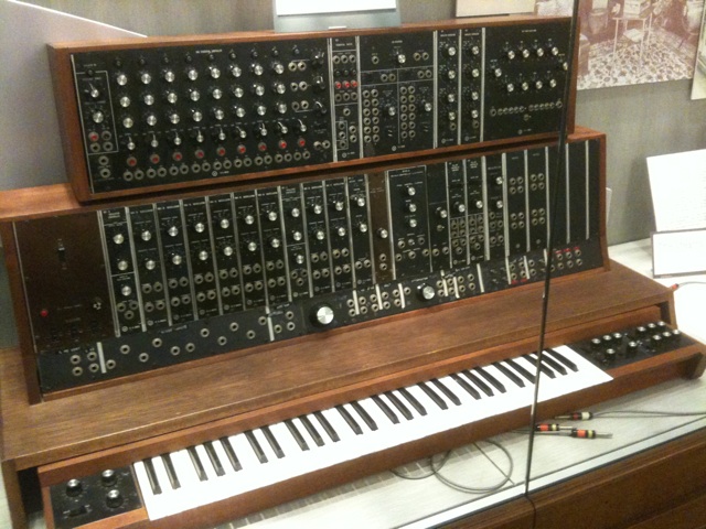 The first commercial Moog synthesizer (1964).
